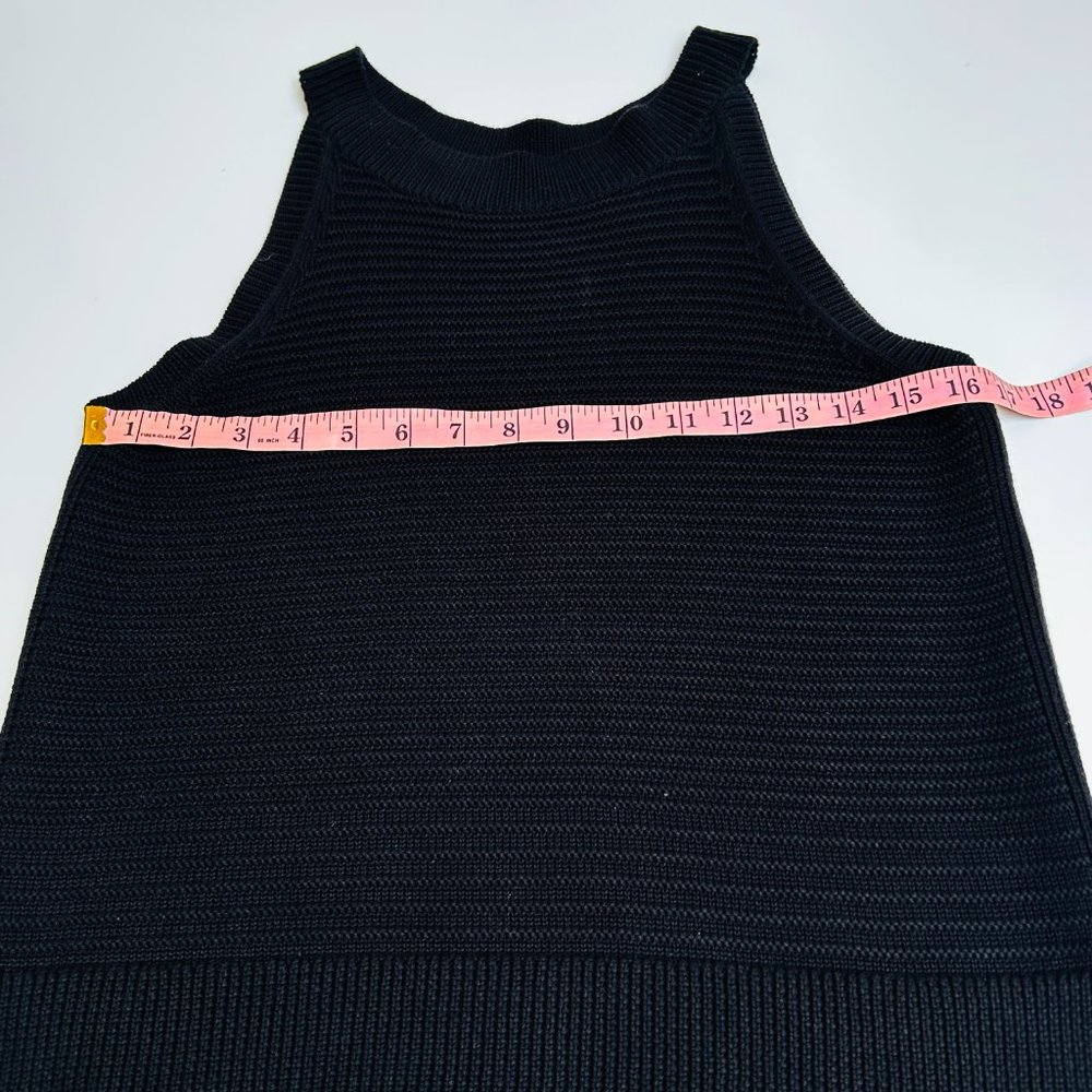 Margaret O'Leary Black Elaine Knit Tank Sweater (size L) - Picture 6 of 11